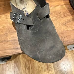 Birkenstock Boston Tobacco Brown Oiled Leather